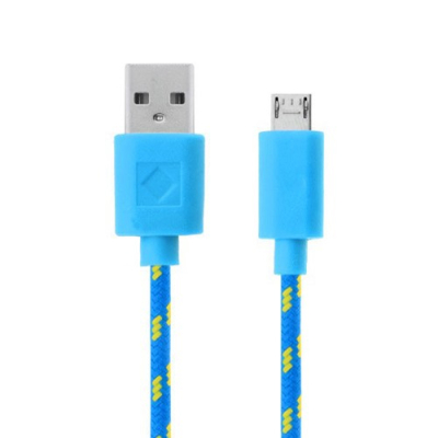 Nylon micro USB kabel 1 meter