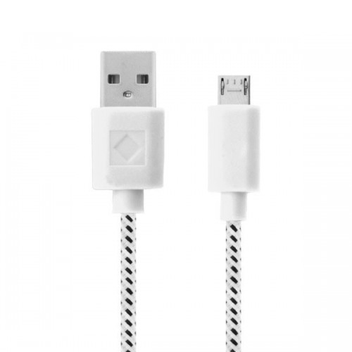 Nylon micro USB kabel 2 meter