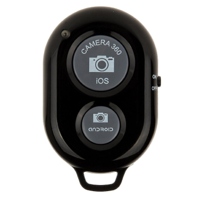 Bluetooth afstandsbediening voor telefoon zwart