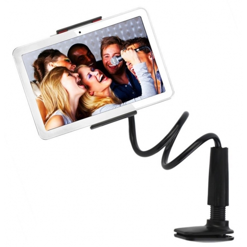 Tablethouder met flexibele arm zwart