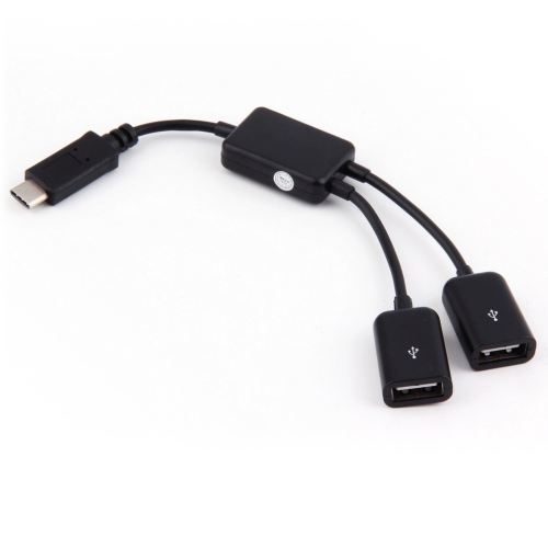 USB-C 3.1 naar duo USB 2.0 adapter