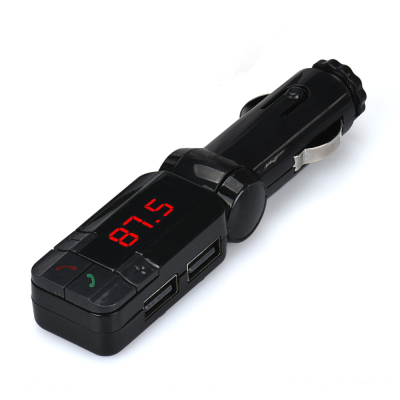FM Transmitter bluetooth met dubbele USB oplader