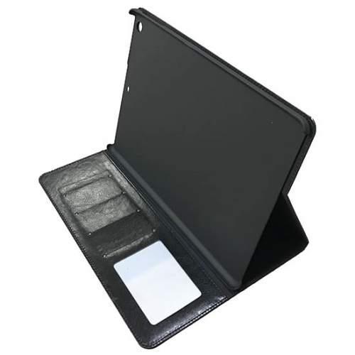 iPad Mini 1/2/3 book case met pasjesruimte - zwart