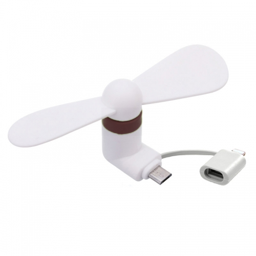 Smartphone ventilator micro USB en Lightning