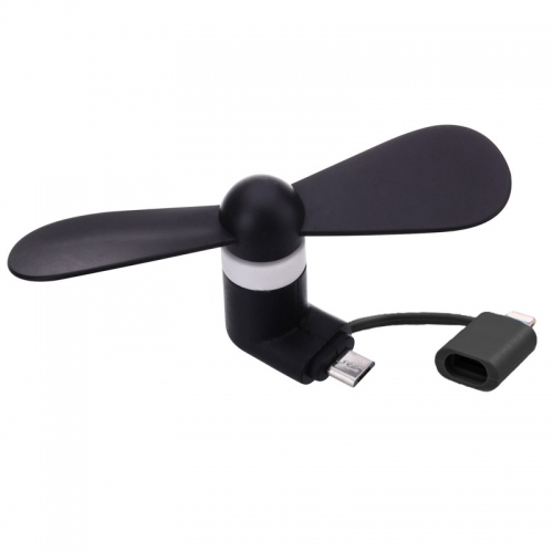 Smartphone ventilator micro USB en Lightning