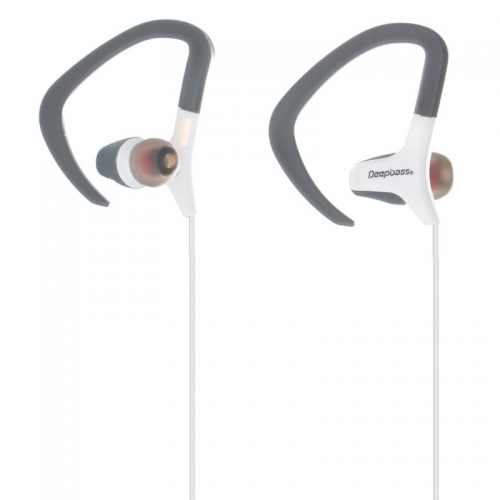 Deepbass D-09 sport oordopjes wit