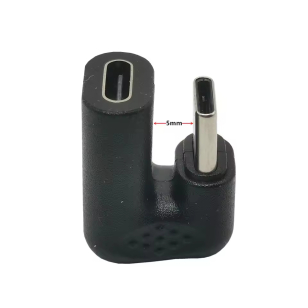 USB-C adapter 180º male-female