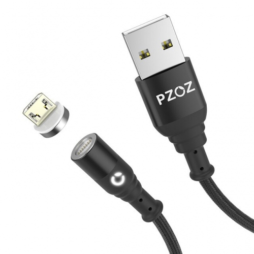 PZOZ micro USB kabel 1 meter met magnetische aansluiting