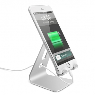 Aluminium tablet- en smartphone standaard