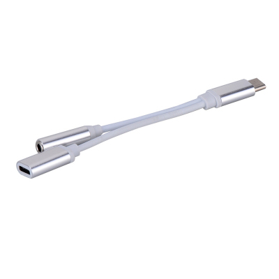 USB-C naar aux en USB-C adapter