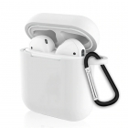Siliconen beschermhoes voor AirPods 1 en 2 oplaadcase wit