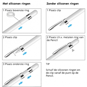 Clip voor Apple Pencil 1