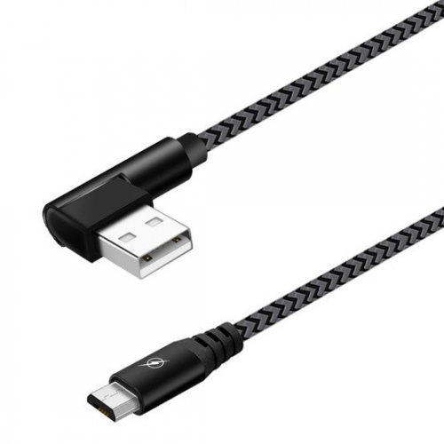 Micro USB naar haakse USB kabel 1 meter