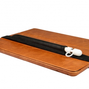 PU lederen hoes met elastische band voor Apple Pencil 9,7" - 11"