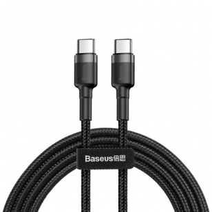 Baseus nylon USB-C naar USB-C PD kabel 1 meter