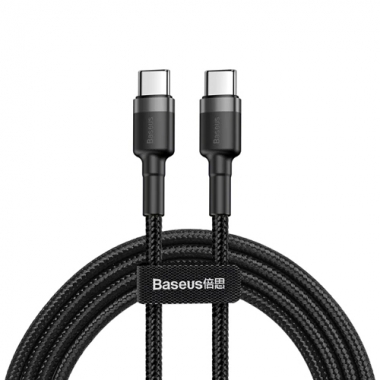 Baseus nylon USB-C naar USB-C PD kabel 1 meter