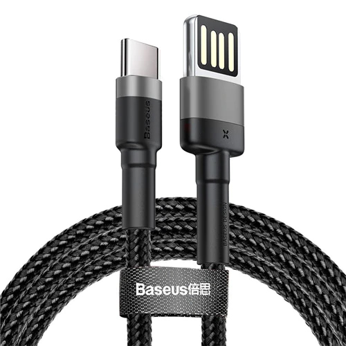 Baseus USB-C kabel 2 meter met omkeerbare USB stekker