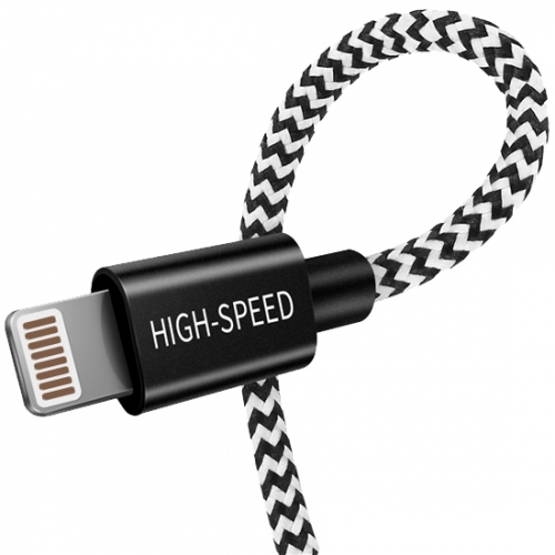 Dux Ducis High-speed nylon Lightning kabel 2 meter