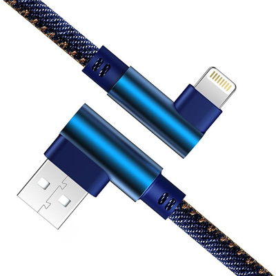 Jeans Lightning kabel haaks 1 meter