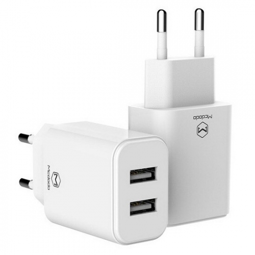 Mcdodo duo USB adapter 2.4A wit
