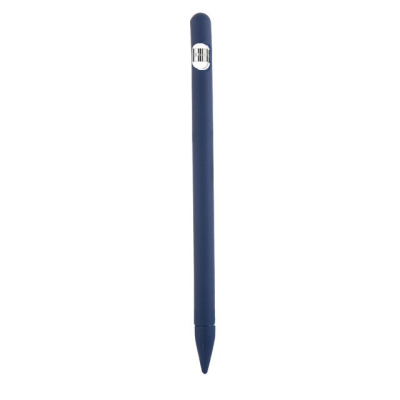 Siliconen huls + extra's voor Apple Pencil 1 donkerblauw