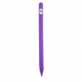 Siliconen huls + extra's voor Apple Pencil 1 paars