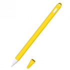 Siliconen huls en puntbeschermer voor Apple Pencil 2 geel