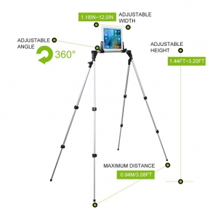 Inklapbare universele tablet standaard hoog