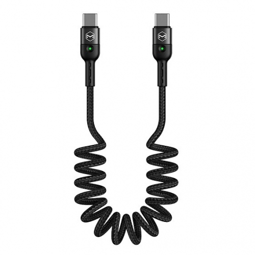 Mcdodo nylon gekrulde USB-C naar USB-C kabel
