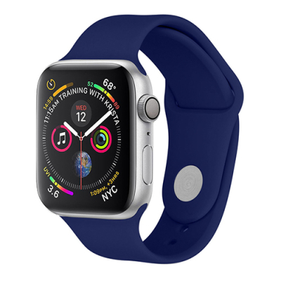 Sport bandje voor Apple Watch 42/44/45/49mm donkerblauw