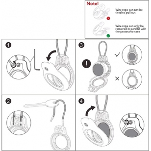 Robuuste AirTag houder