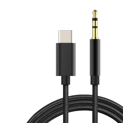 USB-C naar 3,5 mm jack aux audio kabel