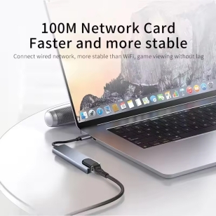 Multifunctionele 8 in 1 USB-C hub